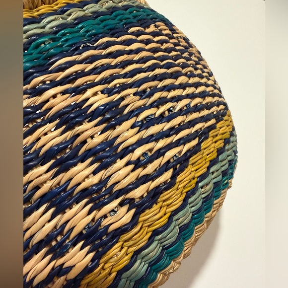 Multicolor Handwoven Basket - Picture 7 of 7